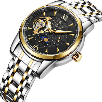

Mens Watches Top Brand Luxury Automatic Mechanical Watch Men Full Steel Business Waterproof Sport Watches Golden