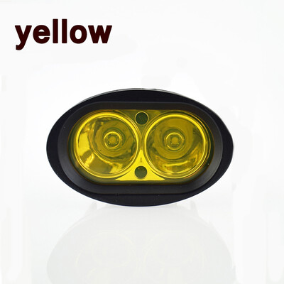

Motorcycle Spotlight LED working lamp 12V 20W 6500K headlights coforful Truck SUV OffRoad Auxiliary Work Lights fog lamps