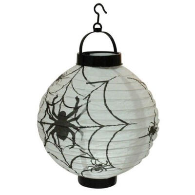 

Paper Lantern Pumpkin Spider Hanging LED Light Lamp Halloween Party Scary Decor