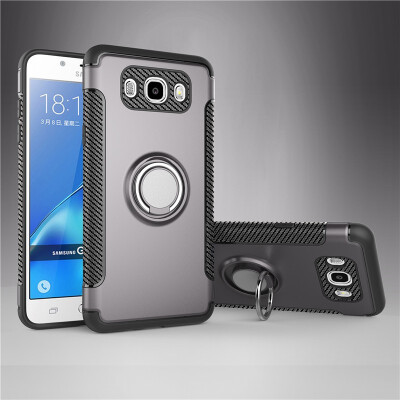 

Fivice Samsung Galaxy J7 2016 case PC metal ring shell magnetic car bracket TPU phone case