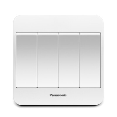 

Panasonic (Panasonic) 86-type переключатель гнездо 4 open одиночный переключатель управления Chile серия WMZ507 (элегантный белый)