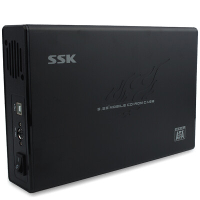 

Biao Wang (SSK) SHE055 front speed USB2.0 drive box support 5.25 inch SATA drive (black