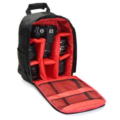 

Camera Waterproof Digital DSLR Photo Video Bag Case Padded Backpack Zipperlock