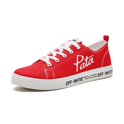 

2018 autumn canvas shoes spring new casual shoes mens shoes low to help breathable shoes simple Korean version of the trend of me
