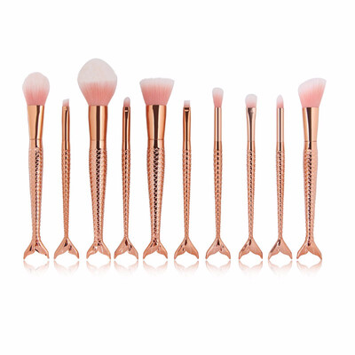 

MYBAYS 10pcs Mermaid Makeup Brush Set Multicolor Option