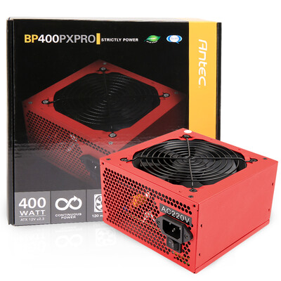 

Antec Antec rated 400W BP400PX PRO power supply red shell 12CM mute fan two-year warranty industrial-grade circuit protection computer power supply