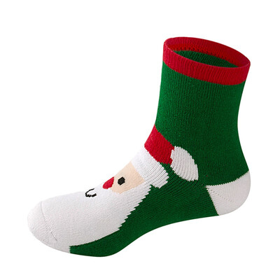 

1 or 6 Pairs Baby Boy Girl Toddler Christmas Holiday Cotton Funny Crew Socks for Gift