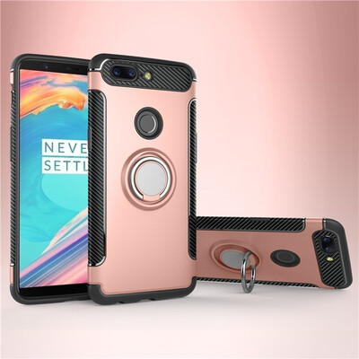 

Fecoprior Back Cover For Huawei Honor View 10 V10 Case Car Holder Stand Hard PC Silicon Ring Suction Bracket Celulars