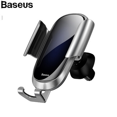 

Baseus Car Holder for iphone Samsung HuaWei Xiaomi mobile Phone automatic phone stand holder Car Air Vent Mount Phone Holder