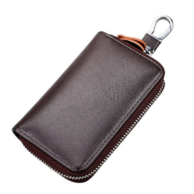 

New leather car key bag for mens&womens car keys&multi-functional household key bag