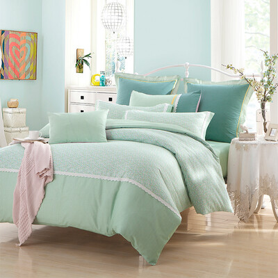 

Meng Jie home textiles produced MINI MEE bedding sets of cotton printing four sets of children&39s bed sheets blindfolded flowers flowers green 15 m bed 200 230cm