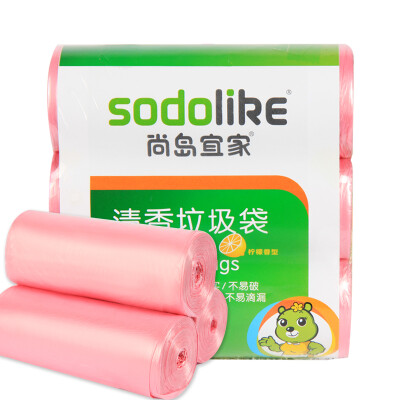 

Shangdao IKEA sodolike garbage bags three rolls of fragrance M No 45CM 50CM 90 lemon flavor point off type