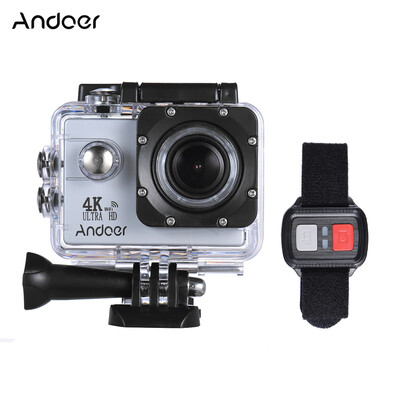 

Andoer AN4000 4K 30fps 16MP WiFi Action Sports Camera 1080P 60fps Full HD 4X Zoom Waterproof 40m 2" LCD Screen 170° Wide Angle Len