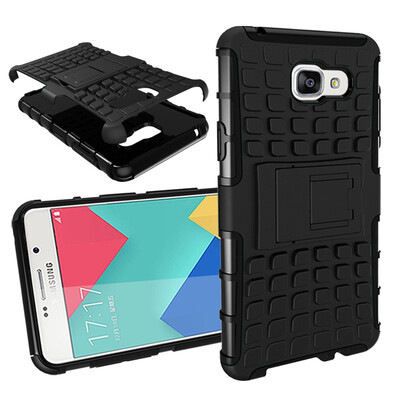 

Fivice Samsung A510A5 2016 Case TPU anti-fall tire pattern back clip bracket phone case