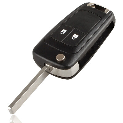 

2 Button Folding Flip Key Shell Case Entry Remote Key Protection Cover Replacement for Chevrolet Epica Lova