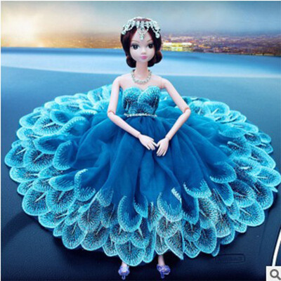 

1Pcs Beautiful Dolls Sweet decorative doll wedding special handmade Doll car interior display decorations accessories