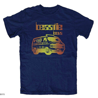 

Beastie Boys - Van Art Mens T-Shirt Navy Medium