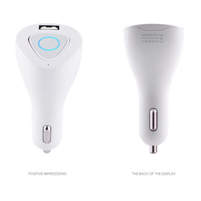

Peerchin Intelligent Car charger Bluetooth stereo headset wireless Bluetooth headset ear hands-free phone system intercom