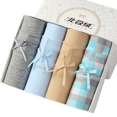 

Jingdong Supermarket Beijiji velvet Beijirog ladies underwear female 95 pure color cotton waist lace triangular underwear 1019 4 installed light color uniform