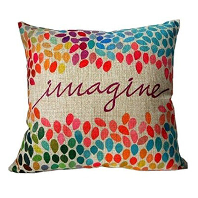 

UpperX tree leaf cushions of printed linen sofa Vintage pillowcase