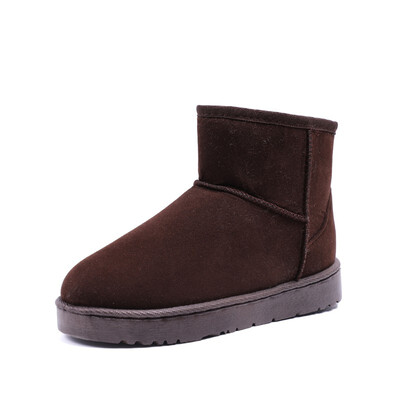 

2018 WINTER NEWEST WOMEN BOOTS LADIES SNOW BOOTS SOLID COLOR CLASSICAL SLIP-ON WOMAN CASUAL SHOES