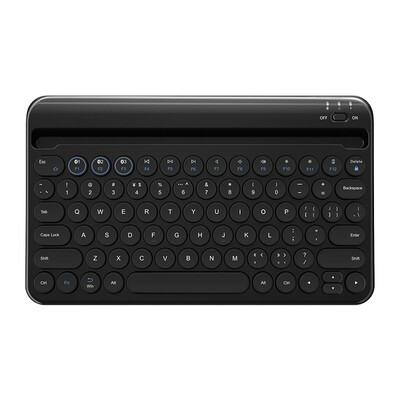 

BOW HB206 Multi-device Three Bluetooth Keyboard Mute Portable iPad Tablet Phone Wireless Keyboard Fashion Men&women Blueto