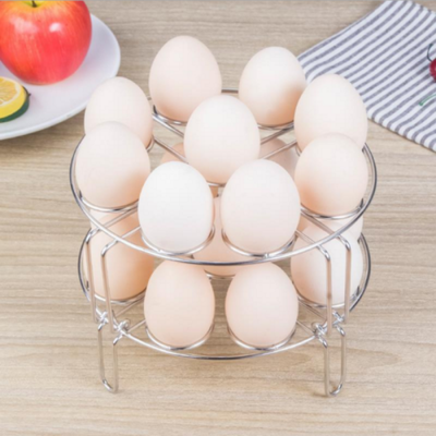 

2 Pack Instant Pot Accessories Stainless Steel Egg Steamer Rack for Cook Basket