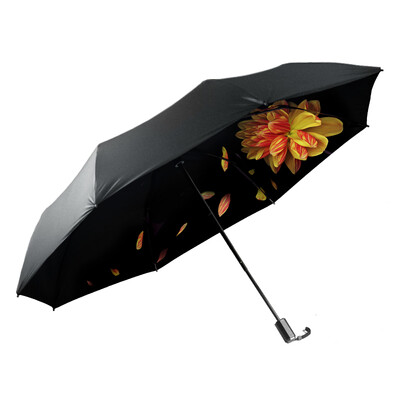 

(BANANA UMBRELLA) Черный серии двойной складной зонтик ВС младенца черный фиолетовый и ультрафиолетовых ВС зонтик месяцев банана