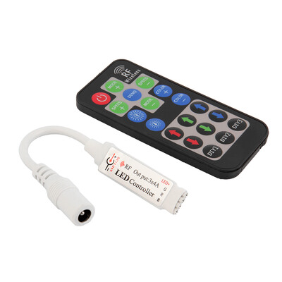 

RF 19 ключевых беспроводной пульт дистанционного управления DC для RGB 3528 5050 Светодиодные полосы света