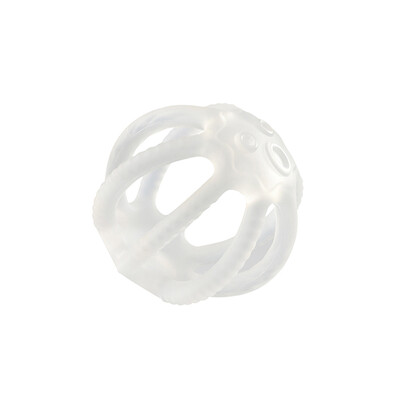 

Babycare baby teether hand catch ball early education toy molar stick baby comfort silicone bite chew Y203 transparent