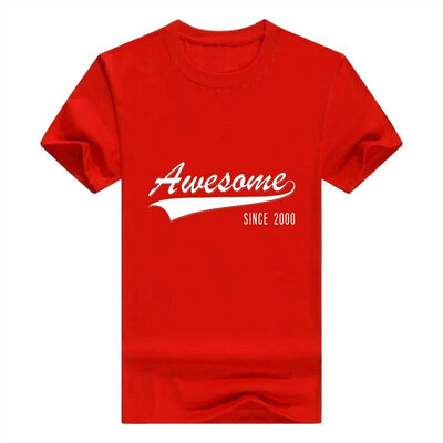 

18th Birthday Gift Shirt Awesome Since 2000 18 Year Old Tee