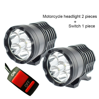 

Motorbike Spotlight Headlamp 12V 60W Motorcycle LED Headlight 6000K White LED Moto Spot Head Lights auxiliary Driving Lamp DRL