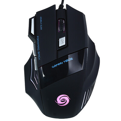 

JWFY Professional USB Wired Gaming Mouse 7 Buttons Support 5500DPI Resolution
