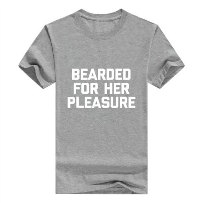 

Bearded for Her Pleasure Men T-Shirt Funny Saying Sarcastic Mens