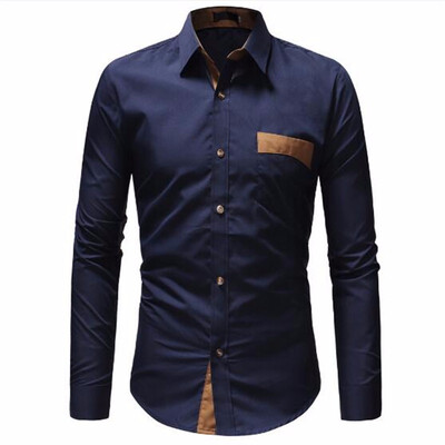 

New Mens Dress Shirts Casual Shirts Hawaiian Style Slim Long Sleeve Dress Shirts Camisa Masculina Casual Shirts -3XL