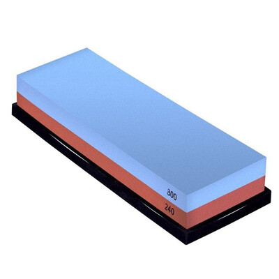 

UpperX 240800 Grit Combination Whetstone Two-Sided Knife Sharpening Stone Whetstone with Slip-resistant Rubber Base