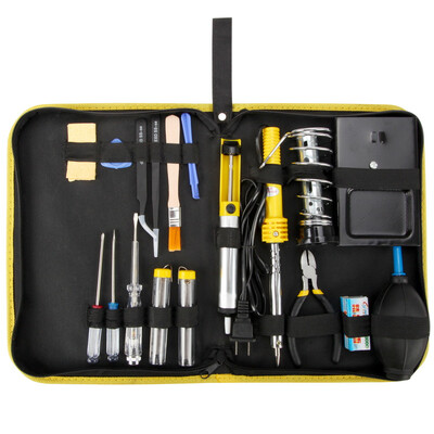 

Saetuo SANTO 0319 17 electric iron kit portable canvas bag electronic electrical welding maintenance tools