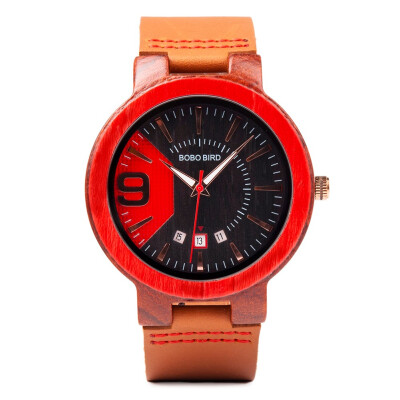 

BOBO BIRD wooden quartz pointer watch Q20