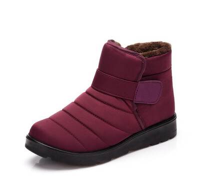 

Warm snow boots Winter men&women couples plus fluffy waterproof cotton shoes