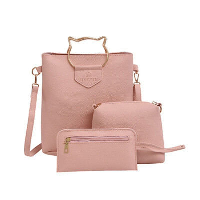 

Korea women bag PU Mother bag Three piece set Ladies handbag 2018 new winter&autumn leisure shoulder bag