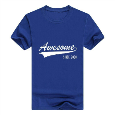 

18th Birthday Gift Shirt Awesome Since 2000 18 Year Old Tee