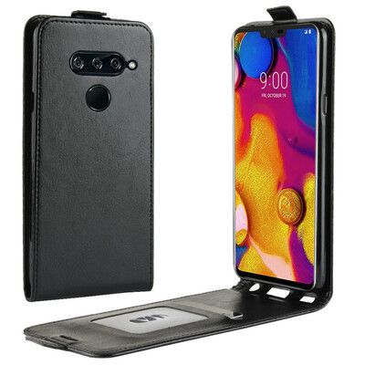 

for LG V40 ThinQ LM-V405QA Flip Leather Case for LG V40 ThinQ LM-V405QA V405TA V405UA Retro Wallet Case Leather Cover Cases