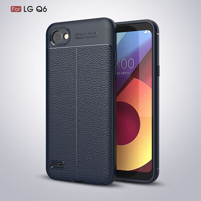 

Phone Cases For LG Q7 Business Dirt-Resistant Plain Super Soft Silicone Fitted Cases For LG Q7 Mobile Phone Case