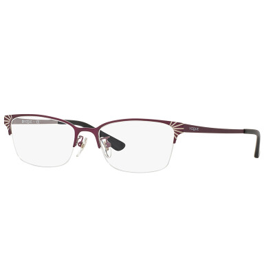 

VOGUE Woguang Huaguang series of glasses fashion elegant wine red frame half frame optical frame VO4017D 812S 53mm