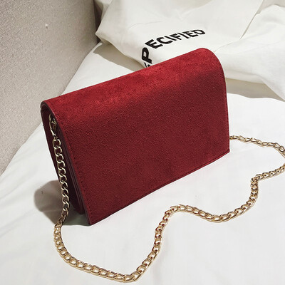 

New frosted mini bag lady ins ultra hot fashion one-shoulder crossbody bag with chain