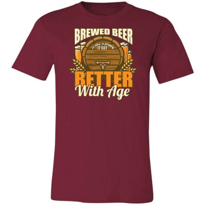 

Brewed Beer is Like A Poppy-Mens Womens Drinker T-Shirts