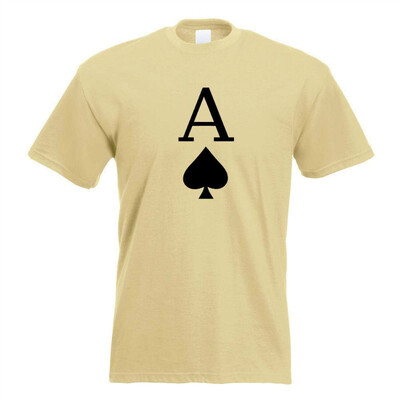 

Ace of Spades Playing Card T-Shirt Men Design Gift