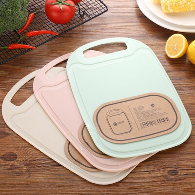 

Wheat chopping board thickening antiskid children supplementary food chopping board Plastic cutting board Kitchen utensils