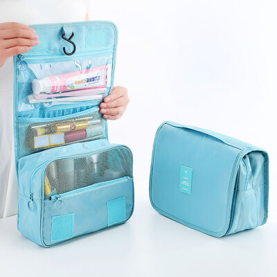 

Xingyue blue wash bag travel portable waterproof cosmetics storage bag travel travel storage bag light blue