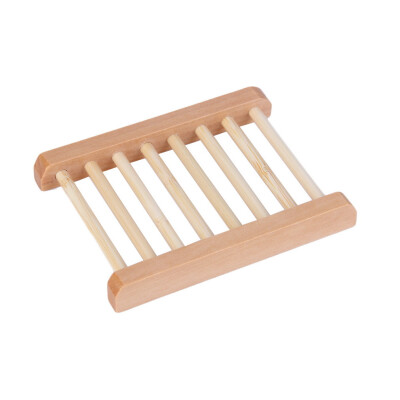 

1pc Wood Soap Tray Holder Bath Bathroom Accessories Soap Plate Storage